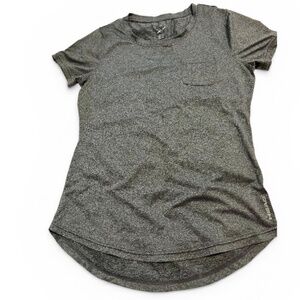 Petite Athletic grey short sleeve top by Head. Size Small.